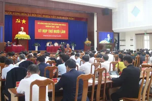 Quang cảnh kỳ họp thư 15, HĐND tỉnh Quảng Nam khóa X. Ảnh: NGUYỄN CƯỜNG