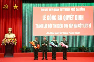 Đà Nẵng công bố thành lập Đội tìm kiếm, quy tập hài cốt liệt sĩ