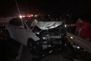 Hiện trường vụ tai nạn giao thông