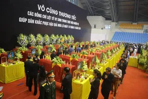 Lễ viếng và truy điệu 22 liệt sĩ Đoàn Kinh tế - Quốc phòng 337 hy sinh tại Quảng Trị 