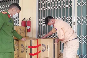 Số hàng lậu bị lực lượng Công an tỉnh Quảng Trị thu giữ