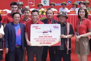 Hỗ trợ 500 căn nhà mới, Vietjet và Vikki Digital Bank chung tay xoá nhà tạm, nhà dột nát cho người dân