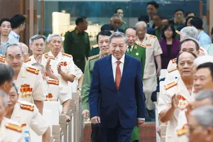 Tổng Bí thư Tô Lâm gặp mặt cán bộ công an chi viện chiến trường miền Nam