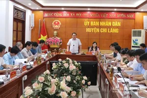 Kiểm tra công tác chuẩn bị triển khai mô hình chính quyền địa phương 2 cấp tại huyện Chi Lăng