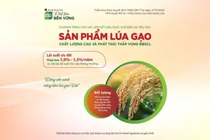 Agribank triển khai chương trình tín dụng ưu đãi phục vụ Đề án 1 triệu ha lúa chất lượng cao, phát thải thấp vùng Đồng bằng sông Cửu Long