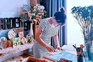 Khắc lại nét dịu dàng của thiên nhiên