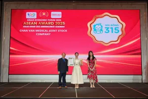 Hệ thống Y tế Nhi đồng 315 được vinh danh trong Diễn đàn kinh tế ASEAN