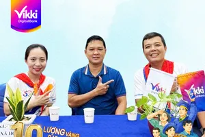 Vikki đã trao 1 lượng vàng SJC và nhiều chỉ vàng cho khách hàng Mở tài khoản Vikki An sinh – Nhận quà mừng Quốc khánh”.