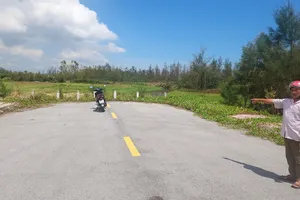 Đường trục ngang ven biển… cụt