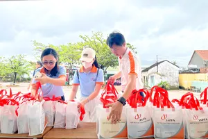 Japfa đồng lòng vì cộng đồng khắc phục hậu quả sau lũ