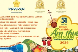 “Săn” vé sớm dự Lễ hội Văn hóa Ẩm thực, Món ngon Saigontourist Group 2026