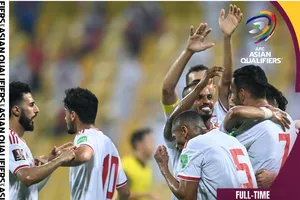 UAE đánh bại Thái Lan 3-1 để tiếp tục bám đuổi Việt Nam. Ảnh: AFC