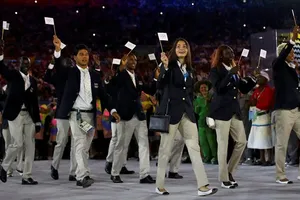 Đoàn thể thao dành cho người tị nạn tại Olympic Rio 2016. Ảnh: BUSINESS INSIDER