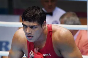 Tay đấm Satish Kumar đã đánh bại Covid-19 trong thời gian chuẩn bị cho Olympic Tokyo 2020. Ảnh: PTI.