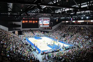 Đội tuyển futsal Việt Nam có 2 trận đấu tại vòng bảng World Cup 2021 tại nhà thi đấu Švyturys 