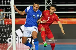 Nguyễn Anh Quý đã có kỳ Futsal World Cup đầu tiên trong sự nghiệp. Ảnh: GETTY