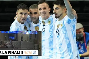 Messi hào hứng khi Argentina loại Brazil ở Futsal World Cup