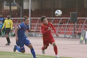 U22 Việt Nam có sự khởi đầu thành công tại vòng loại U23 châu Á 2022. Ảnh: NHẬT ĐOÀN