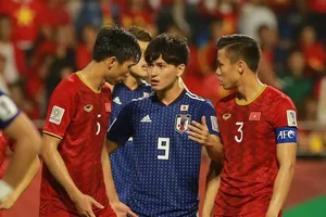 Minamino từng đối đầu với các tuyển thủ Việt Nam tại Asian Cup 2019. Ảnh: ANH KHOA