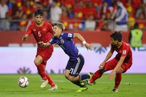 Ritsu Doan là tác giả ghi bàn thắng duy nhất giúp Nhật Bản đánh bại Việt Nam ở Asian Cup 2019. Ảnh: AP