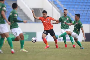 Đà Nẵng bị CLB TPHCM cầm hòa trên sân Hòa Xuân. Ảnh: TỊNH ĐẾ