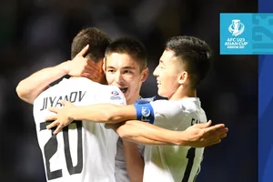 Uzbekistan trở thành đội tuyển đầu tiên lọt vào tứ kết Giải U23 châu Á 2022. ẢNH: AFC