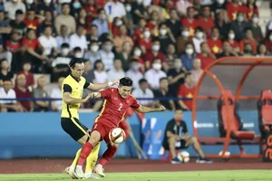 U23 Việt Nam từng đánh bại U23 Malaysia ở bán kết SEA Games 31. ẢNH: DŨNG PHƯƠNG