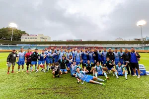 U15 Huế gây ấn tượng khi lọt vào bán kết Giải U15 quốc gia 2022 với mạch toàn thắng. ẢNH: KIM PHỤNG