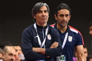 HLV Vahid Shamsaee của đội tuyển futsal Iran. ẢNH: AFC