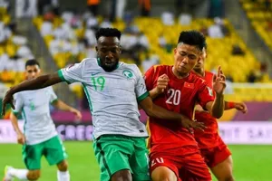 Tiền đạo Fahad Al Muwallad góp mặt ở trận đấu với Việt Nam ở vòng loại thứ 3 World Cup 2022