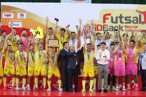 Sài Gòn FC vô địch Cúp futsal quốc gia 2022. ẢNH: ANH TRẦN