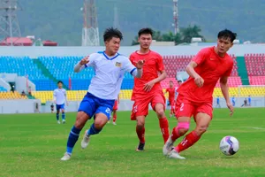 Môn bóng đá nam thuộc Đại hội Thể thao toàn quốc - lần thứ IX năm 2022 là sân chơi để các cầu thủ U21 cọ xát, tích lũy kinh nghiệm. ẢNH: KIM PHỤNG