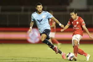 CLB TPHCM dự báo có chuyến làm khách đầy khó khăn trên sân của HL.Hà Tĩnh. ẢNH: DŨNG PHƯƠNG 