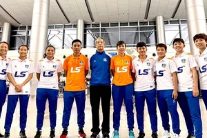 CLB futsal nữ Thái Sơn Nam TPHCM sang Nhật Bản tập huấn, để chuẩn bị cho Giải futsal nữ VĐQG 2023. ẢNH: ANH TRẦN 