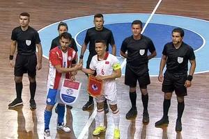 Đội tuyển futsal Việt Nam có trận đấu đầy kiên cường trước chủ nhà Paraguay. 