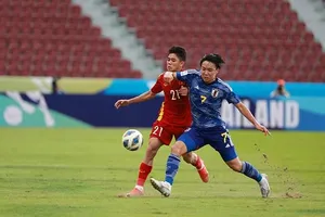 U17 Việt Nam nhận thất bại đậm trước U17 Nhật Bản. 