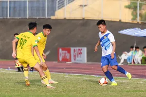 Huế cầm chân đội đầu bảng Quảng Nam trên sân nhà Tự Do. ẢNH: TÂM HÀ