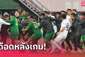 Truyền thông Thái Lan đưa tin vụ hỗn chiến giữa các cầu thủ Zhejiang và Buriram Utd. 