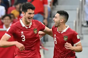 Các cầu thủ Indonesia đã thi đấu lột xác ở Asian Cup 2023. ẢNH: BOLA 