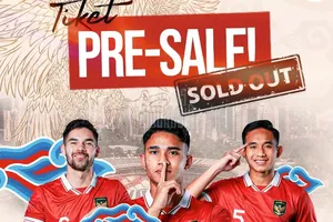 Đợt bán vé online xem trận đấu giữa hai đội tuyển Indonesia và Việt Nam đã bán hết. ẢNH: PSSI 