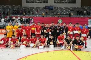 Đội tuyển futsal Trung Quốc thất bại cả 3 trận ở Giải giao hữu quốc tế hồi tháng 2. ẢNH: CFA