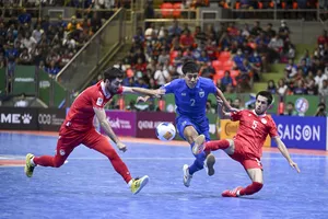 Thái Lan ngược dòng đầy cảm xúc trước Tajikistan để đoạt vé vào chơi trận chung kết. ẢNH: AFC 