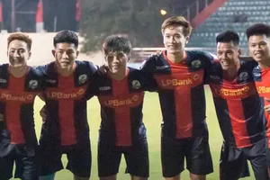 Hoàng Đức đã mang về chiến thắng tiếp theo cho Ninh Bình. ẢNH: VPF 