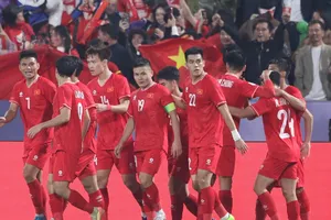 Quang Hải ghi bàn thắng duy nhất để giúp đội tuyển Việt Nam vượt qua Indonesia. Ảnh: ANH KHOA