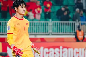 Thủ môn Cao Văn Bình là một ứng viên tiềm năng cho suất bắt chính tại SEA Games 33. ẢNH: AFC 