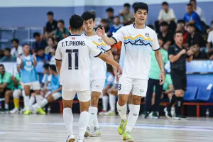 Thái Sơn Nam TPHCM khẳng định sức mạnh tại vòng 5 Giải futsal VĐQG 2025. ẢNH: ANH TRẦN 