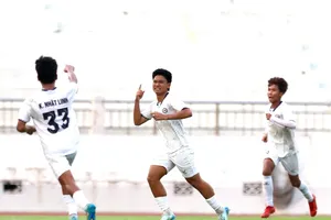 Tiền đạo Nguyễn Lê Quang Hải trở lại U16 Việt Nam. 