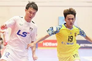 Thái Sơn Bắc bị Sài Gòn Titans cầm hòa trên sân nhà. ẢNH: ANH TRẦN 