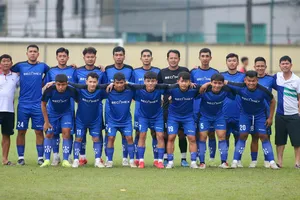 Bamboo FC nêu mục tiêu bảo vệ danh hiệu tại Cúp Becamex Group 2025. ẢNH: NGUYỄN BẰNG 
