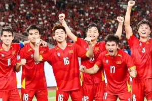 U23 Việt Nam vô địch Giải U23 Đông Nam Á 2025. ẢNH: ANH KHOA 